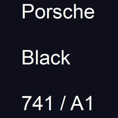 Porsche, Black, 741 / A1.